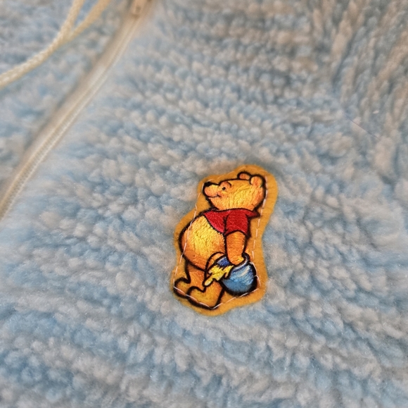 Vintage 1990s Disney Winnie the Pooh blue hooded bunting suit - Picture 5 of 7